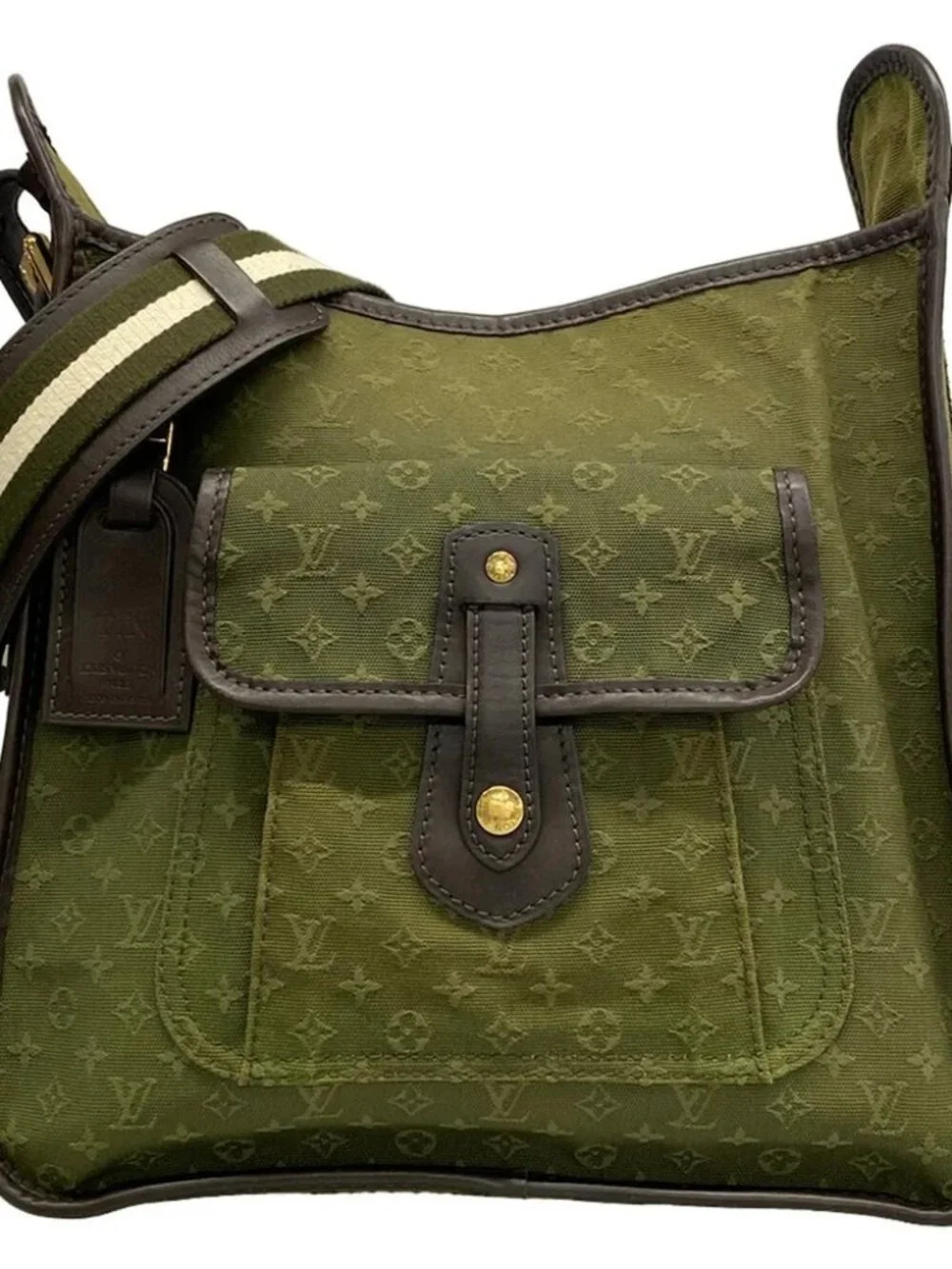 LOUIS VUITTON Besace Mary Kate M92322 Khaki Monogram Mini VI0055 Shoulder Bag